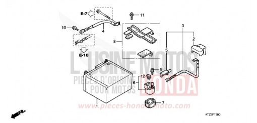BATTERIE PES125R8 de 2008